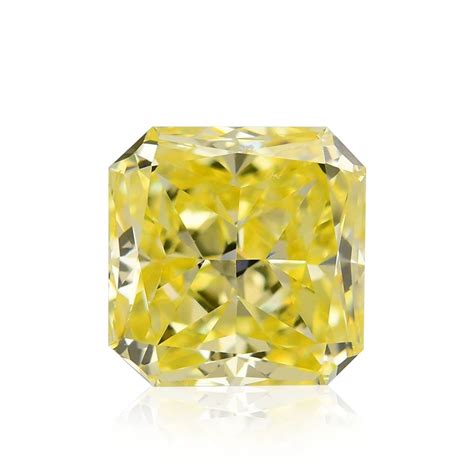 122 Carat Fancy Intense Yellow Diamond Radiant Shape Vs2 Clarity