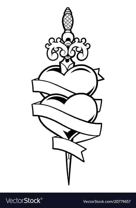 Heart Drawing With Knife