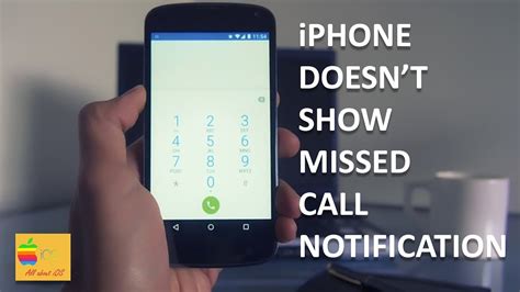 Iphone Does Not Show Missed Call Notification Youtube