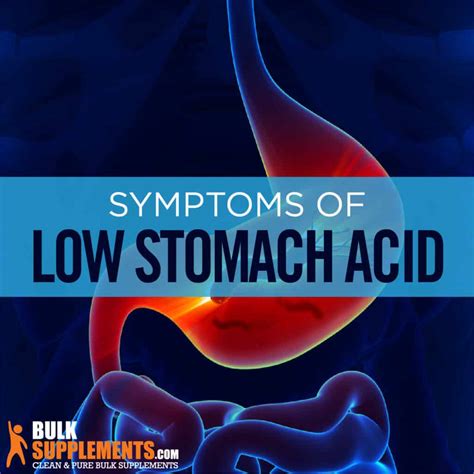 Low Stomach Acid Symptoms Causes And Treatment