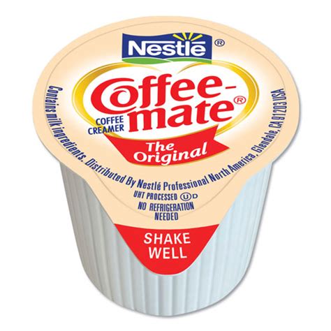 Nestle Coffee Mate® Liquid Coffee Creamer Original 038 Oz Mini Cups