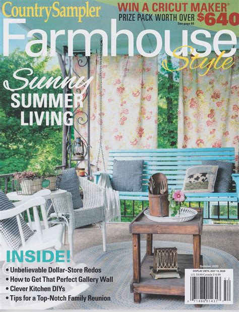 A Junk Garden Feature In Country Sampler Farmhouse Style Magazine