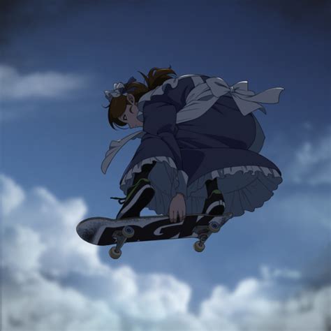 Lets Get It Skater Girl Wallpaper Anime Skirts Japanese Poster