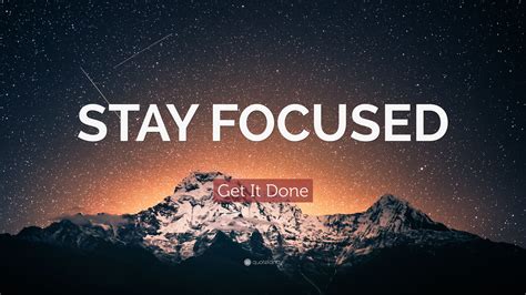 Stay Focused Wallpapers Wallpaper Cave