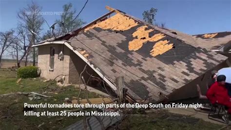 Tornadoes Rip Through Mississippi Killing Dozens