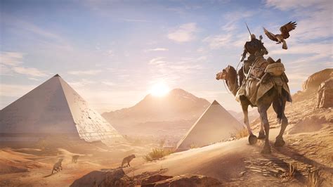 4K 5K 6K 7K Camels Warriors Egypt Sunrises And Sunsets Assassin