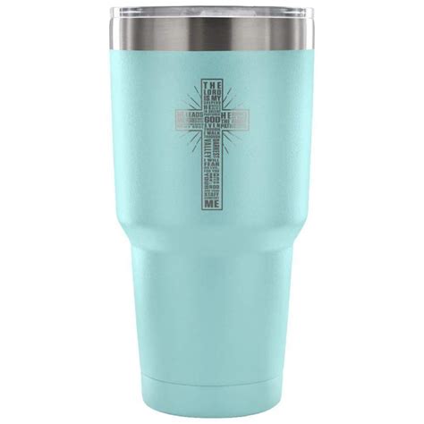 Psalm 23 Travel Mug The Lord Is My Shepderd Prayer 30 Oz Stainless