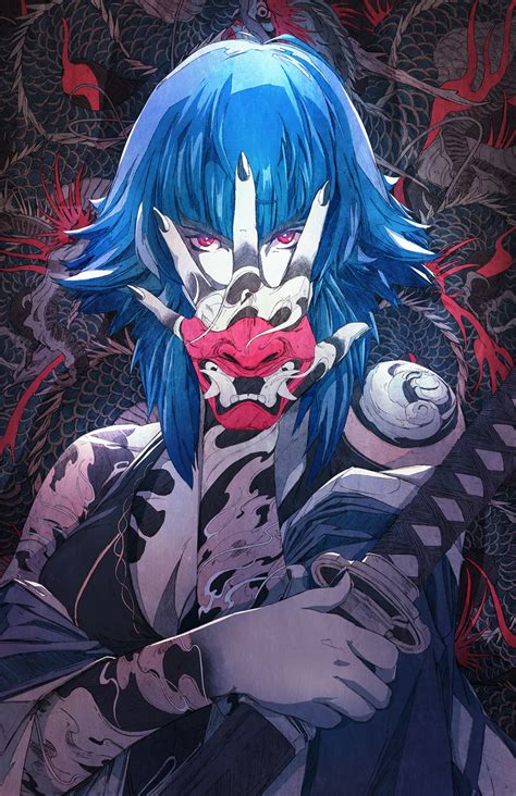 17 Cool Anime Girl With Mask Wallpaper Baka Wallpaper