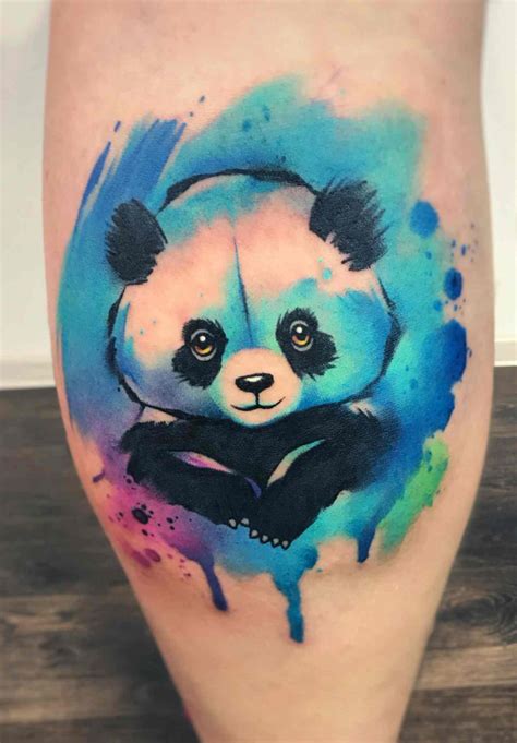 Higher Panda Tattoo And Rotate Pandabär As A Motif Was The Tier