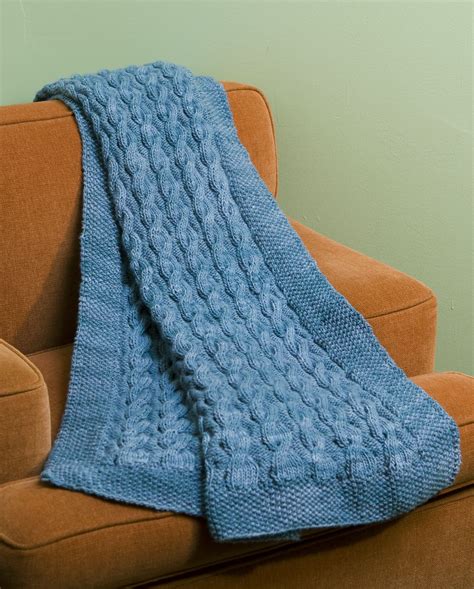 Ravelry Reversible Cabled Blanket By Knitted Afghans