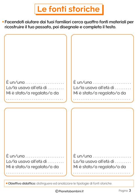 Risorsa didattica | 1) quanti tipi di fonti esistono? Le Fonti Storiche: Schede Didattiche per la Scuola ...