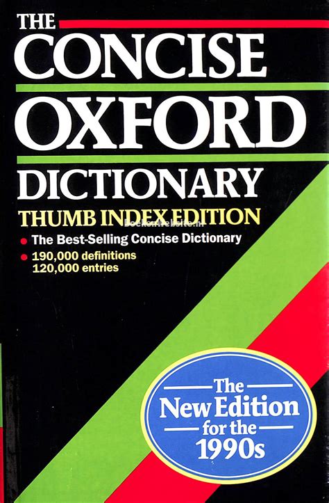 The Concise Oxford Dictionary Allen Re Boekenwebsitenl