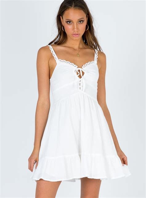 Princess polly chlo mini dress white. Tillie Dress - Princess Polly AUS | Dresses, White mini ...