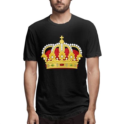 Royal Crown Camisetas De Manga Corta Negro Medium Mx