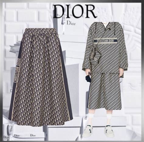 Christian Dior Dior Oblique Fw Mid Length Skirt J A X In Mid Length