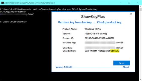Win 10 Product Key Via Elevated Cmd Solved Windows 10 Forums