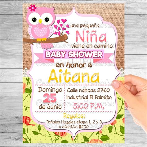 Invitación Animada Baby Shower