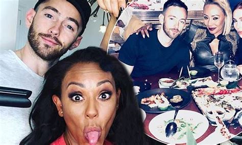 mel b 44 is dating hairdresser rory mcphee 31 and can t stop smiling daily mail online