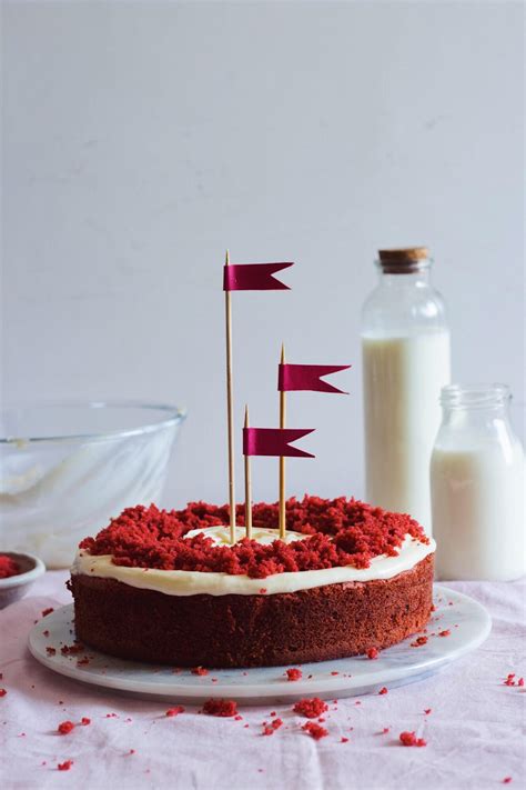 Red Velvet Cake Recipe Eggless Method Available Bake With Shivesh