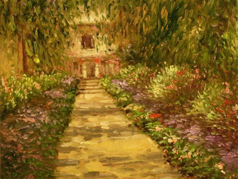 Cuadros Famosos Cuadros De Monet Un Camino En El Jardin De Monet Giverny