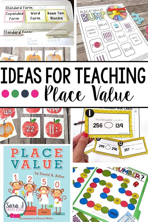 6 Ideas For Teaching Place Value A Freebie Sara J Creations