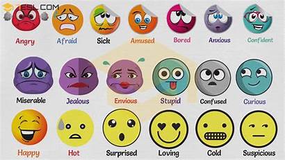 Emotions Emotion Feeling Words Feelings Examples Esl