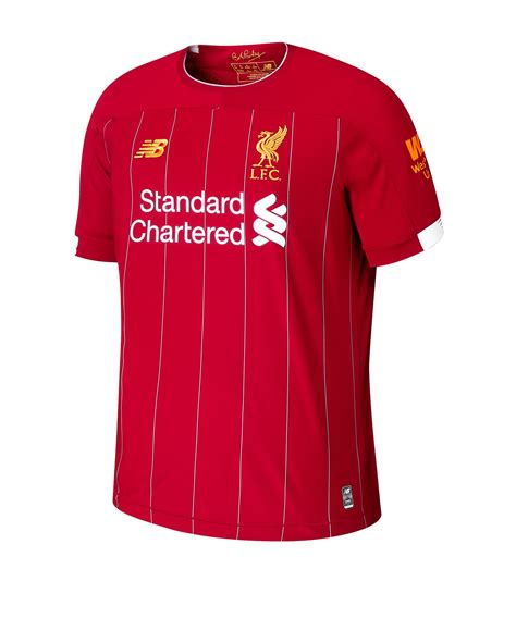 Das brandneue lfc trikot für die spiele an der anfield road kann sich wirklich sehen lassen. New Balance FC Liverpool Trikot Home 2019/2020 Rot | Fan ...