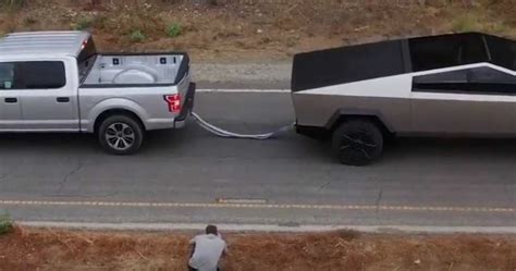 Tesla Cybertruck Vs Ford F 150 In A Tug Of War Video Where In Bacolod
