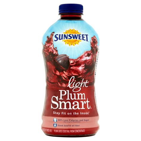 Sunsweet Plum Smart Light Juice 48 Fl Oz