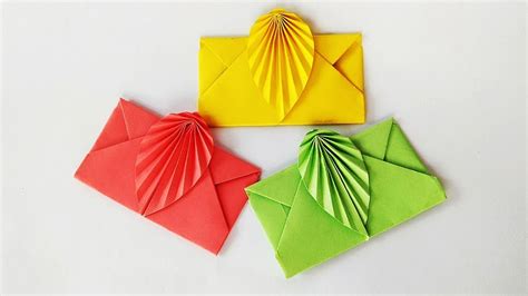 Diy Leaf Envelope Origami Envelope How To Make Envelope Youtube