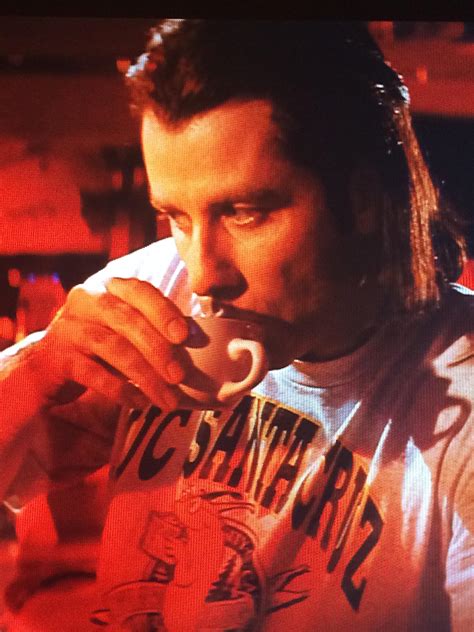Pulp Fiction 1994 Vincent Vega Dissatisfied With Bar Coffee After Drinking Jimmys Gourmet