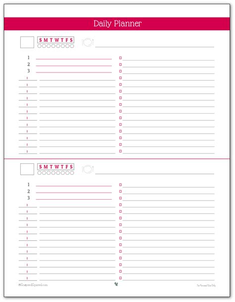 New Day Planner Printables To Help You Plan Your Day