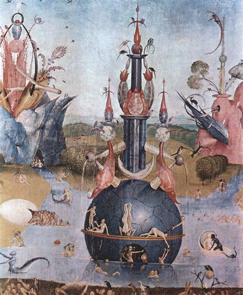 The Garden Of Earthly Delights Detail 1460 1516 Hieronymus Bosch
