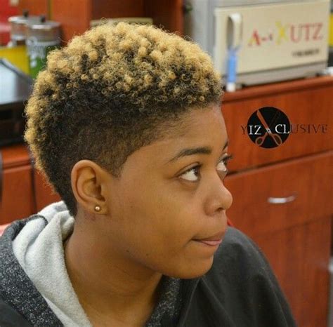 Short Fade Hairstyle For Black Women Short Hairstyles 2019