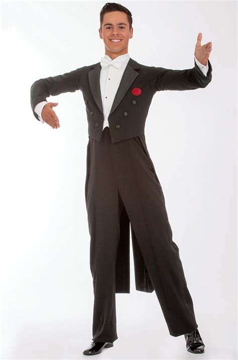 Black Tailsuit Ballroom Dancing Dance Outfits Dance Outfits Practice