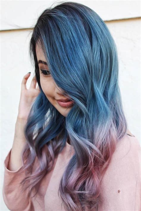 Dark Blue To Light Blue Ombre Hair