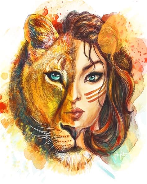 Leo Woman Art Paint By Number Painting By Numbers