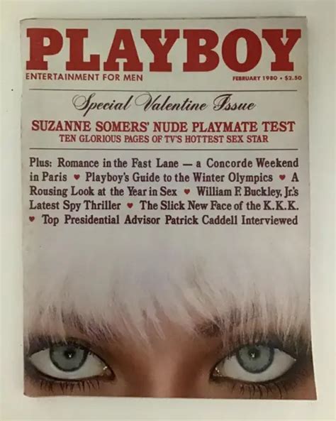 Vintage Erotica Playboy Magazine Feb Suzanne Somers Playmate Test