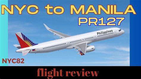 Phillipine Airlines Flight PR127 NY To Manila Economy Class YouTube