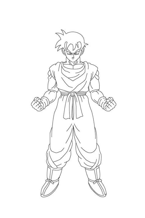 Dragon Ball Z Son Gohan Coloring Page Download Print Or Color Online