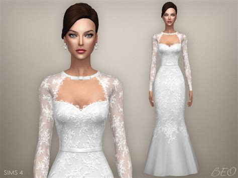 Tatiana Wedding Dress At Beo Creations Sims 4 Updates