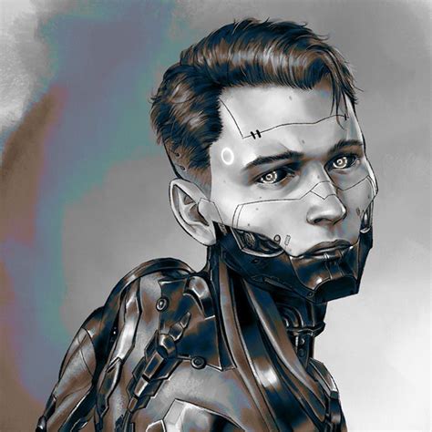 Sunsetagain Human Art Detroit Become Human Connor Cyborgs Art