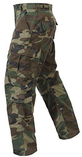 Rothco Vintage Paratrooper Cargo Pants Woodland Camo Large Pricepulse