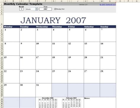 Plantilla De Calendario Mensual Excel Para Mac All In One Photos My