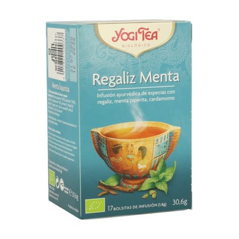 Comprar Regaliz Y Menta 17 Bolsitas Infusoras Yogi Tea Naturitas
