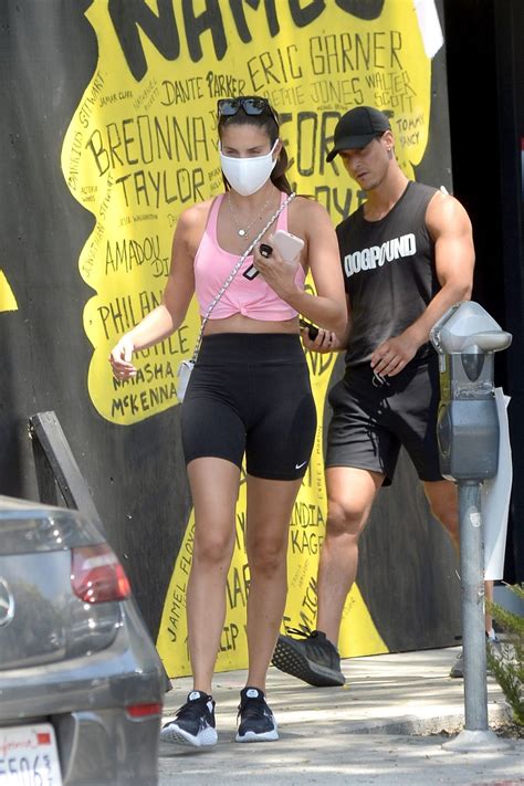 Sara Sampaio Is Pictured Leaving The Gym After A Workout Session In La