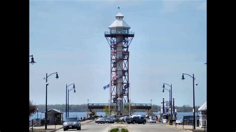 The Bicentennial Tower Dobbins Landing Public Dock Erie Pa Youtube