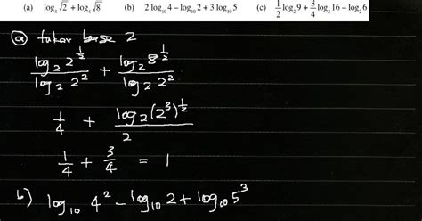 F4 Add Math Logaritma Latihan 523