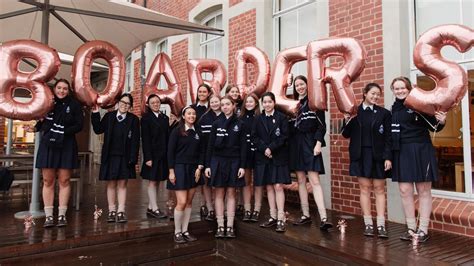 Melbourne Girls Grammar Boarders One Hour A Day Walking The Tan