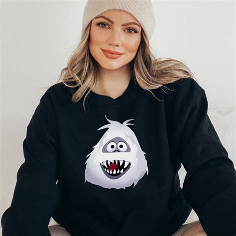 Abominable Snowman Sweatshirt Retro Christmas Sweatshirt Etsy